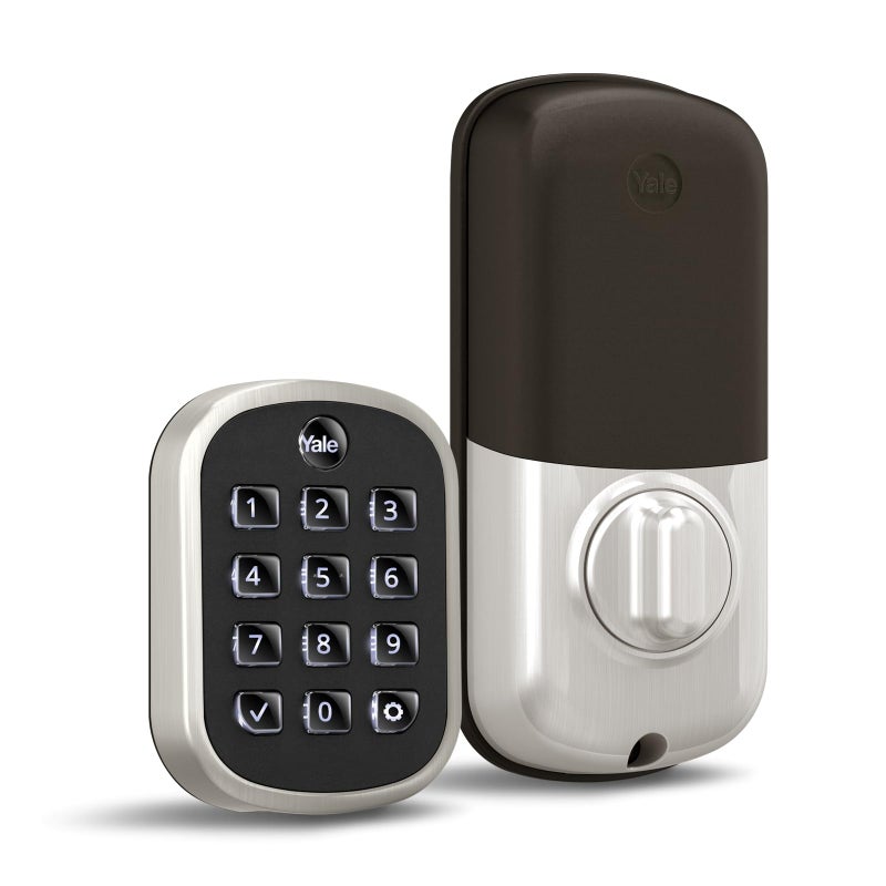 Yale Security لوحة مفاتيح الدخول بدون مفتاح من Yale Security (YRD137) - فتح القفل باستخدام رمز الدخول الخاص بك - لا يوجد تطبيق أو اتصال - نيكل ساتان - Image 1